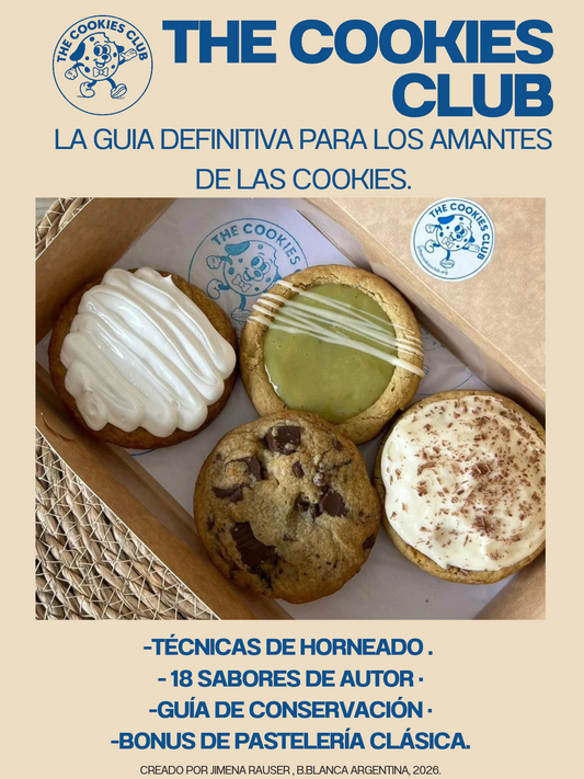 Thecookiesclub: Recetario de cookies + bonus pasteleria