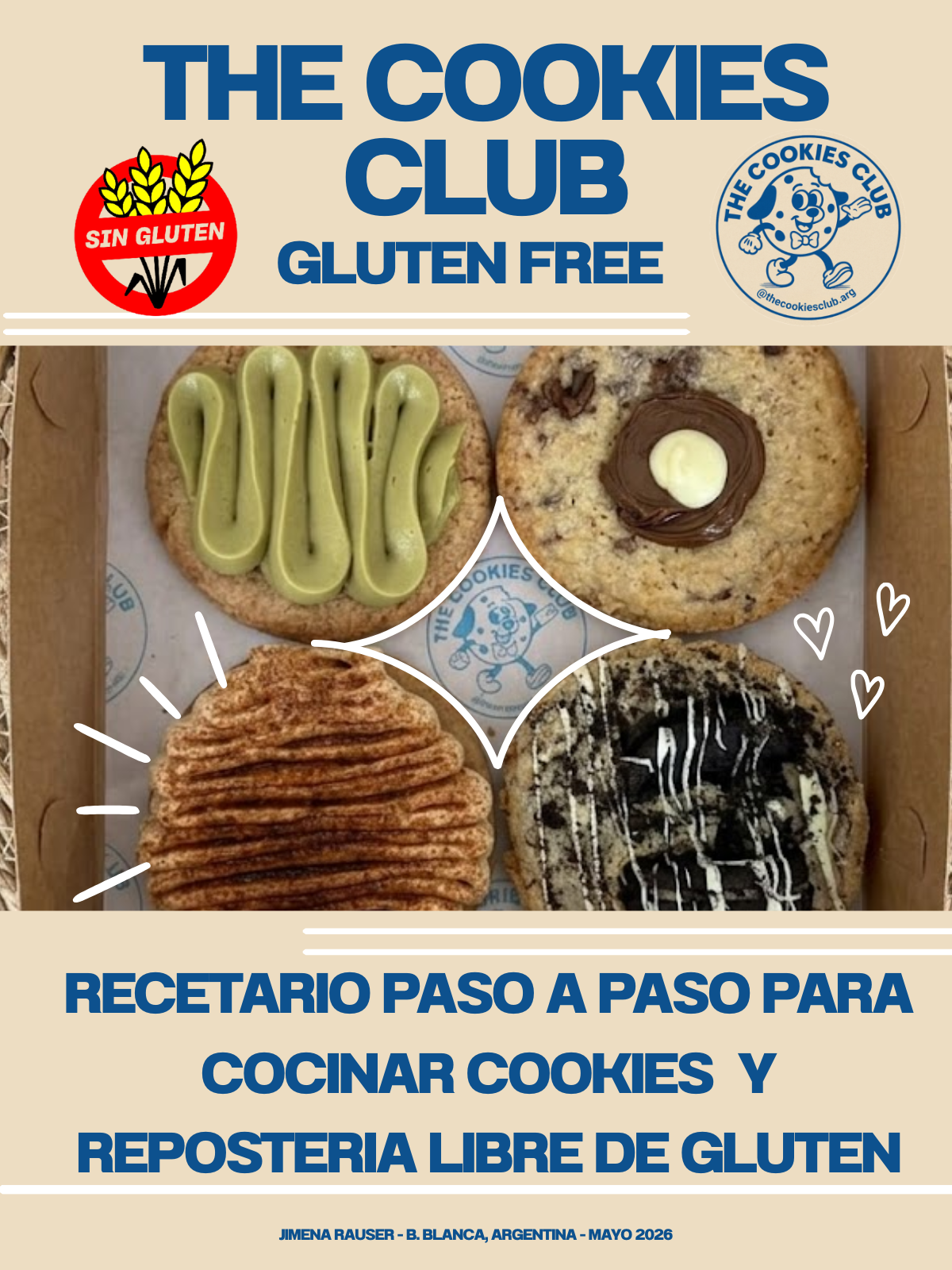 THE COOKIES CLUB: Recetario libre de gluten