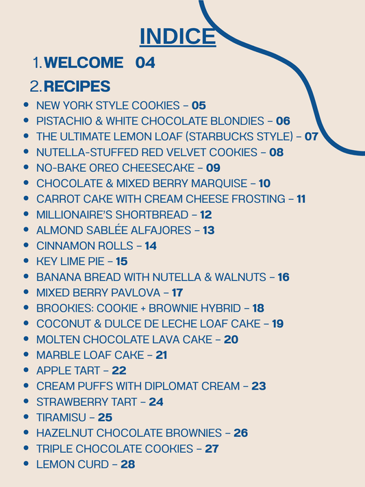 TCC: The art of baking - 30 recipes