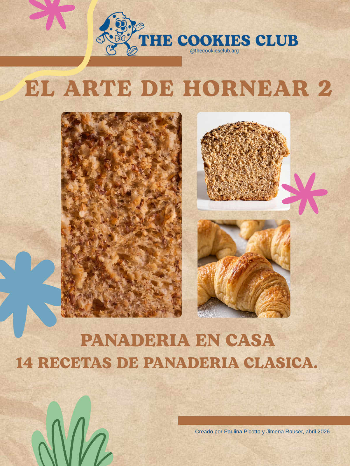 TCC: El arte de hornear 2 - PANADERIA 14 recetas